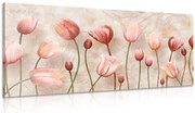 Картина на платно – Старинни розови лалета