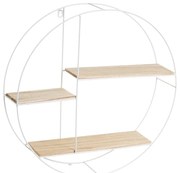 Бял естествен двуетажен рафт от масивна дървесина от Pavlovnia - Casa Selección