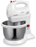 Heinner HMBR-300W - Ръчен миксер с въртяща се купа, 300 W/230 V, бял