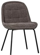 Сиви кадифени трапезни столове в комплект 2 бр. Crate – WOOOD