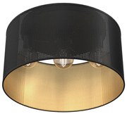 Полилей за повърхностен монтаж LOFT SHADE 3xE27/60W/230V черен/златист