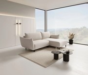 Ъглов диван Laurie-Крем