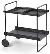 Метална маса за сервиране на колела 40,5x61 cm A-Cocktail - Zone