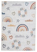 Кремав детски килим 120x170 cm Vida Kids Rainbow – Think Rugs