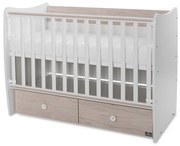 LORELLI Classic Легло 60/120см. MATRIX БЯЛО/СВЕТЪЛ ДЪБ