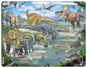 Larsen - Пъзел:  Детски – "Динозаври" - 65 части, голям