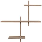 Двуетажен рафт от борова дървесина в естествен цвят Gavi - House Nordic