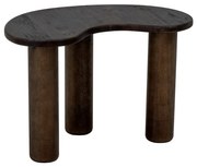 Тъмнокафява масичка за кафе от масивно каучуково дърво 36x53 cm Luppa – Bloomingville