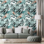 Самозалепващ тапет – Гъста екзотична джунгла