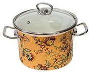 Емайлирана тенджер 5.5л с декор "ВЕРСАЛЬ" (83117) Н