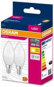 К-кт 2x LED Крушка B38 E14/7,5W/230V 3000K - Osram