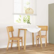 4102464 vidaXL трапезни столове 2 бр. масивна дървесина гума