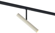 Модерен спот бежов с черно за 1-фазна релсова система - Slimline Avery
