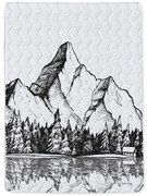 Олекотени одеяло и калъфка за възглавница в комплект от памучен сатен 140x200 cm – Butter Kings