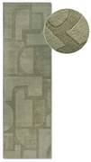 Зелена ръчно изработена вълнена пътека 80x250 cm Alexis – Villeroy&amp;Boch