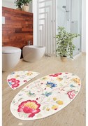 Светлокафяви килими за баня в комплект от 2 броя 60x100 cm Arya – Foutastic