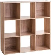 Рафт 5five Mix'n Modul, 9 отделения, MDF, 101x32x101 cm - Дървесен