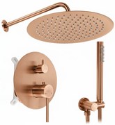 Душ система за вграждане Rea Foss Clif Brush Copper + BOX