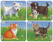 Larsen - Пъзел: Серия "Котенца и кученца" – 6 части, малък