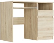 Модерно писалище с шкаф 90x50 cm - различни цветови варианти sonoma