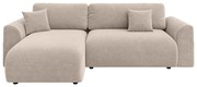 Бежов разтегателен ъглов диван (променлив) Lorine – Ropez