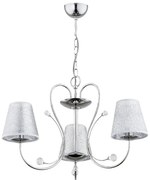 Пендел UNITY 3xE27/15W/230V лъскав хром