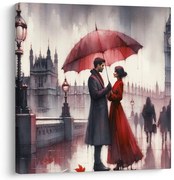 Картина на платно – Любов в дъжда