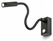 RED - Design Rendl - R10541 - LED гъвкава лампа AIM LED/3W/230V черна
