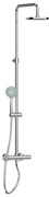 JIKA H3337170045711 - Душ комплект с термостатен смесител MIO хром лъскав