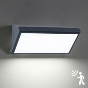 Brilagi - LED външно стенно осветително тяло с датчик TRIANGLE LED/20W/230V антрацит