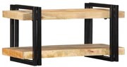Sonata H Стенен рафт 70x33x35 cm Масивна груба дървесина Манго