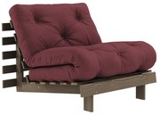 Кресло в цвят бордо Roots - Karup Design