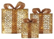 LED Коледна декорация 72xLED/1,35W/230V златиста