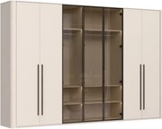 Гардероб Dutchess седемкрил стъкло