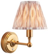 Endon 114831 - LED Димируем акумулаторен стена лампа BURLEY LED/1,5W/5V месинг/бежов