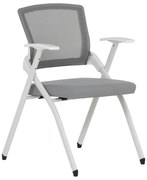 Посетителски стол Carmen 1702-1 - сив