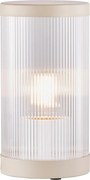 Nordlux - Екстериорна настолна лампа COUPAR 1xE27/25W/230V IP54 бежов