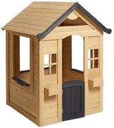 Детска Къща GINGER HOME, Дървена, Игра на Открито в Двора и Градината, 140 х 112 x 108 см