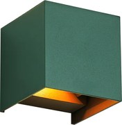 Външна стенна лампа тъмнозелена с LED IP54 - Edwin