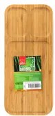 Бамбукова дъска за сервиране с 3 отделения 32,2x13,8xh1,9см (A2209)