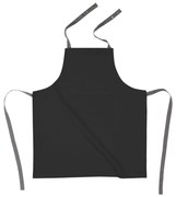 Черна памучна кухненска престилка - Tiseco Home Studio