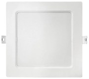 LED Лампа за окачен таван SQUARE LED/12W/230V 4000K 17x17 см бял