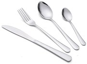 Комплект 24 бр. прибори за хранене Luigi Ferrero Prima FR-2402, Неръждаема стомана, Сребрист