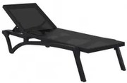 Шезлонг Pacific - Черен