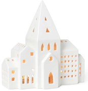 Бял керамичен свещник Urbania Lighthouse City - Kähler Design