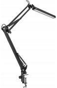 Димируема LED настолна лампа с щипка LED/10W/5V 3000/4000/6000K черна