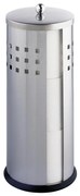 WENKO 16636100 - Държач за тоалетна хартия ANCONA 13x34 см неръждаема стомана/сребрист