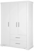 Бял детски гардероб 139x199 cm Maxi - Roba