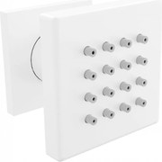 Mexen странична дюза за външно ръмпинг, бяла - 79360-20