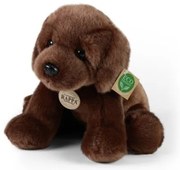 Rappa - Плюшено Куче Кафяв лабрадор, седящо, 26 см., серия Еко приятели